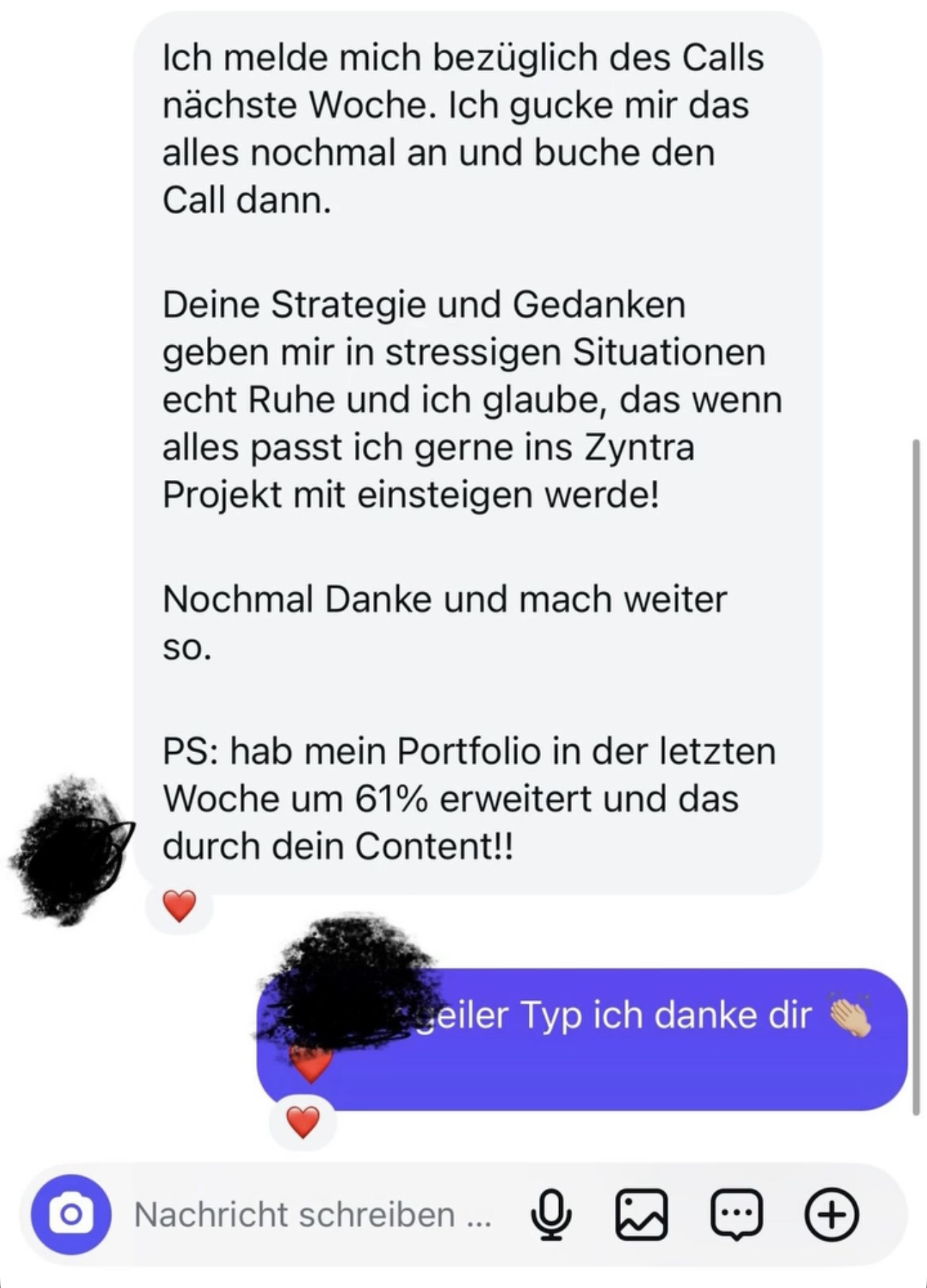 Teilnehmer: Portfolio in einer Woche um 61% erweitert