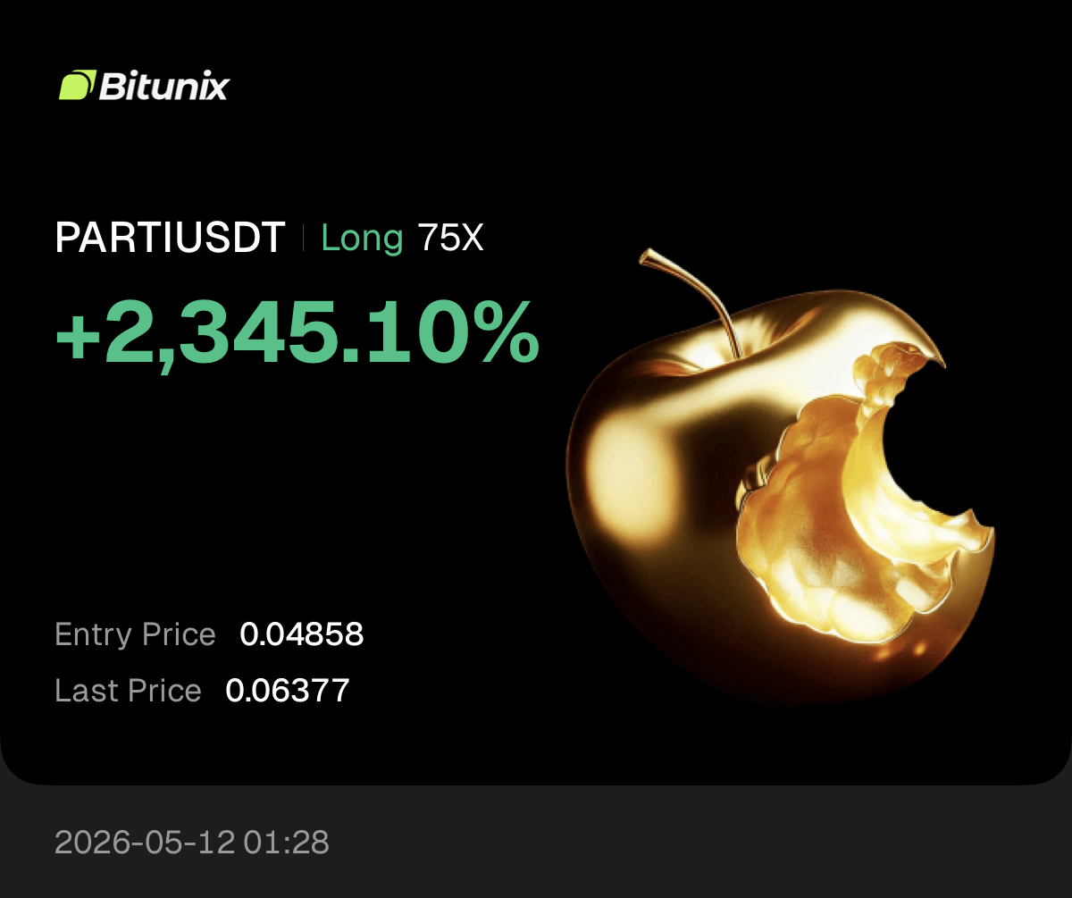 Scanner-Trade PARTIUSDT +2.345% auf Bitunix